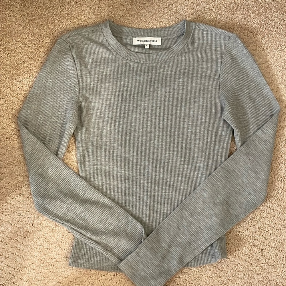 WeWoreWhat Gray long T shirt size small